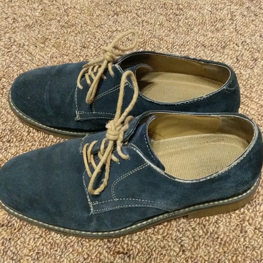 Bass Brockton Mens Shoes (Blue Suede)